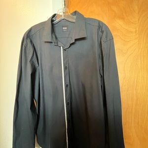 Boss black shirt slim fit